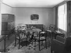 Bygge och Bo-utställningen i Linköping 1931. Vardagsrumsinteriör.