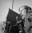 Radio-speaker, Värmland i februari 1941. Fotografiet inlämnat till Tefas pristävlan 1941.