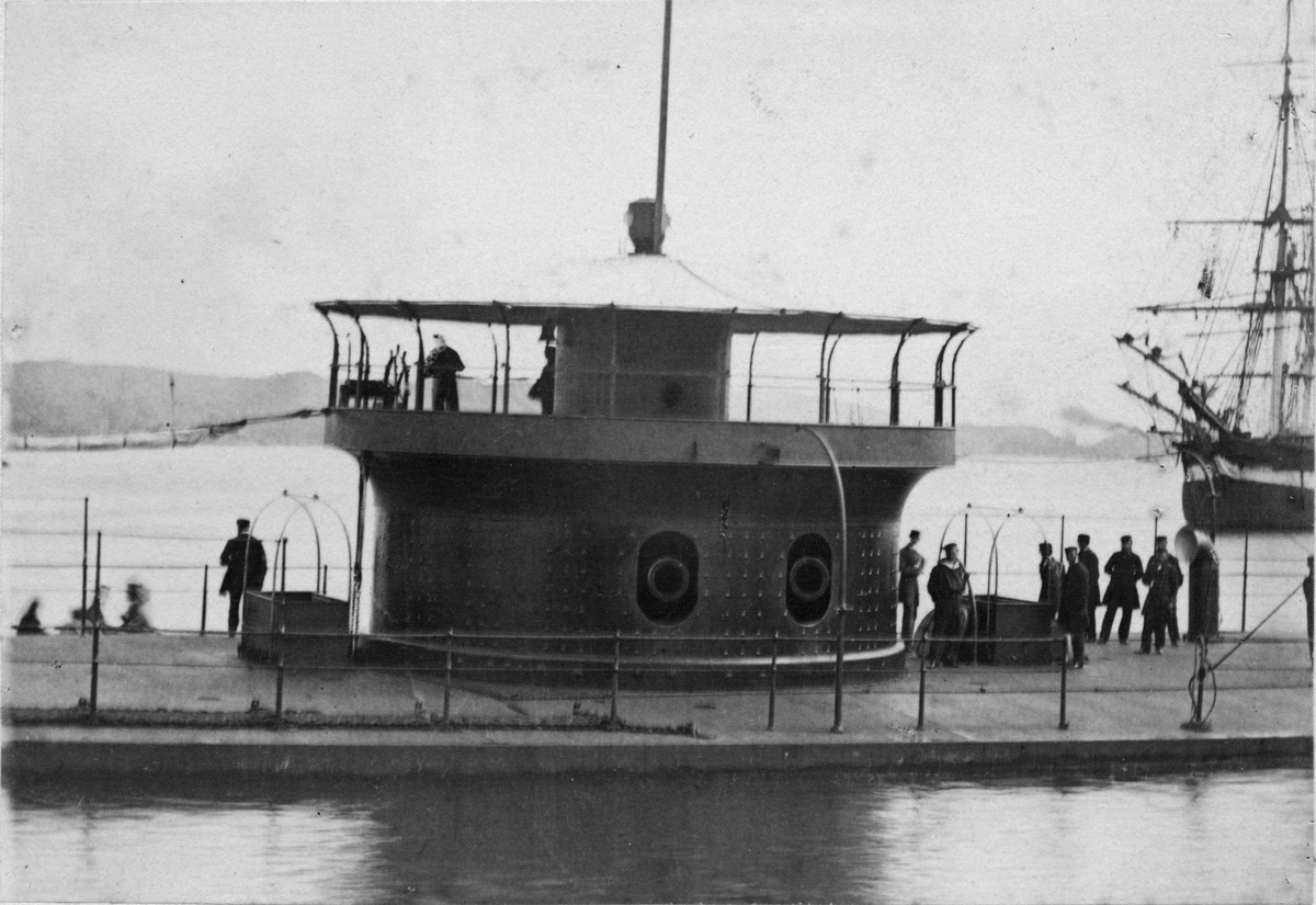 Svenska monitoren "John Ericssons" vid slutet av 1860-talet.