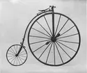 Velociped/cykel. Höghjuling från Hochrad and Holz, 1880-talet.