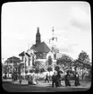 Skioptikonbild med motiv från Allmänna Konst- och Industriutställningen i Stockholm 1897.