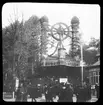 Skioptikonbild med motiv från Allmänna Konst- och Industriutställningen i Stockholm 1897.