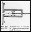 Skioptikonbild från Institutionen för fotografi vid Kungliga Tekniska Högskolan. Använd av professor Helmer Bäckström som föreläsningsmaterial. Bäckström var Sveriges första professor i fotografi vid Kungliga Tekniska Högskolan i Stockholm 1948-1958.
Svart strålning.