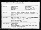 Skioptikonbild från Institutionen för fotografi vid Kungliga Tekniska Högskolan. Använd av professor Helmer Bäckström som föreläsningsmaterial. Bäckström var Sveriges första professor i fotografi vid Kungliga Tekniska Högskolan i Stockholm 1948-1958.
Framkallning, svärtningskurvor, olika typer av framkallare, m.m.