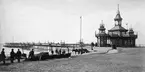 Paviljongen vid piren i Bournemouth i Enbland omkring 1900.