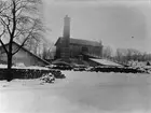 Åkers Styckebruk. Gamla masugnen omkring 1900.