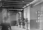 Byggande av Stockholms Elektricitetsverk i Värtan 5 april 1908.