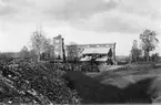 Långbanshyttan vid Långbans gruvor, 1927. Nya schaktet.