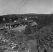 Kafveltorps bergverk i Västmanland.Kafvelstorps gård sedd från Katarinas lave i söder.