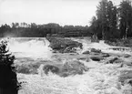 Munkfors Bruk i Värmland. Västra fallen.