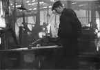 Munkfors Bruk i Värmland. Vagnfjäderfabriken 1930.