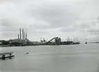Ölands Cementfabrik och hamn 1930.