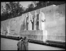 Monument de la Reformation (Reformationsmonumentet) i Geneve, Schweiz. Uppfört mellan åren 1909-1917. Monumentet är uppfört till minnet av Jean Calvin, Theodore de Beze, Guillaume Farel och John Knox.