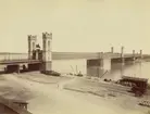 Die Rheinbrücke, Köln, 1886.