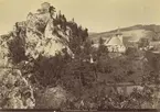 Järnvägen Semmeringbahn, Burg Klamm, Österrike, 1886.