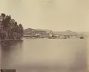 Arona vid sjön Lago Magiore, Italien, 1886.