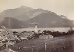 Ur album: Utländska Resan 1900 I. Vy över Salzkammergut.