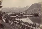 Ur album: Utländska Resan 1900 I. Vy över Zell am see.