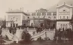 Ur album: Utländska Resan 1890. Kursaal vid Montreux.