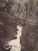 Ur album: Utländska Resan 1890. Teufelsbrücke, Devil's Bridge, Schweiz.