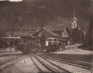 Ur album: Utländska Resan 1890. Vy från Vitznau, Schweiz.