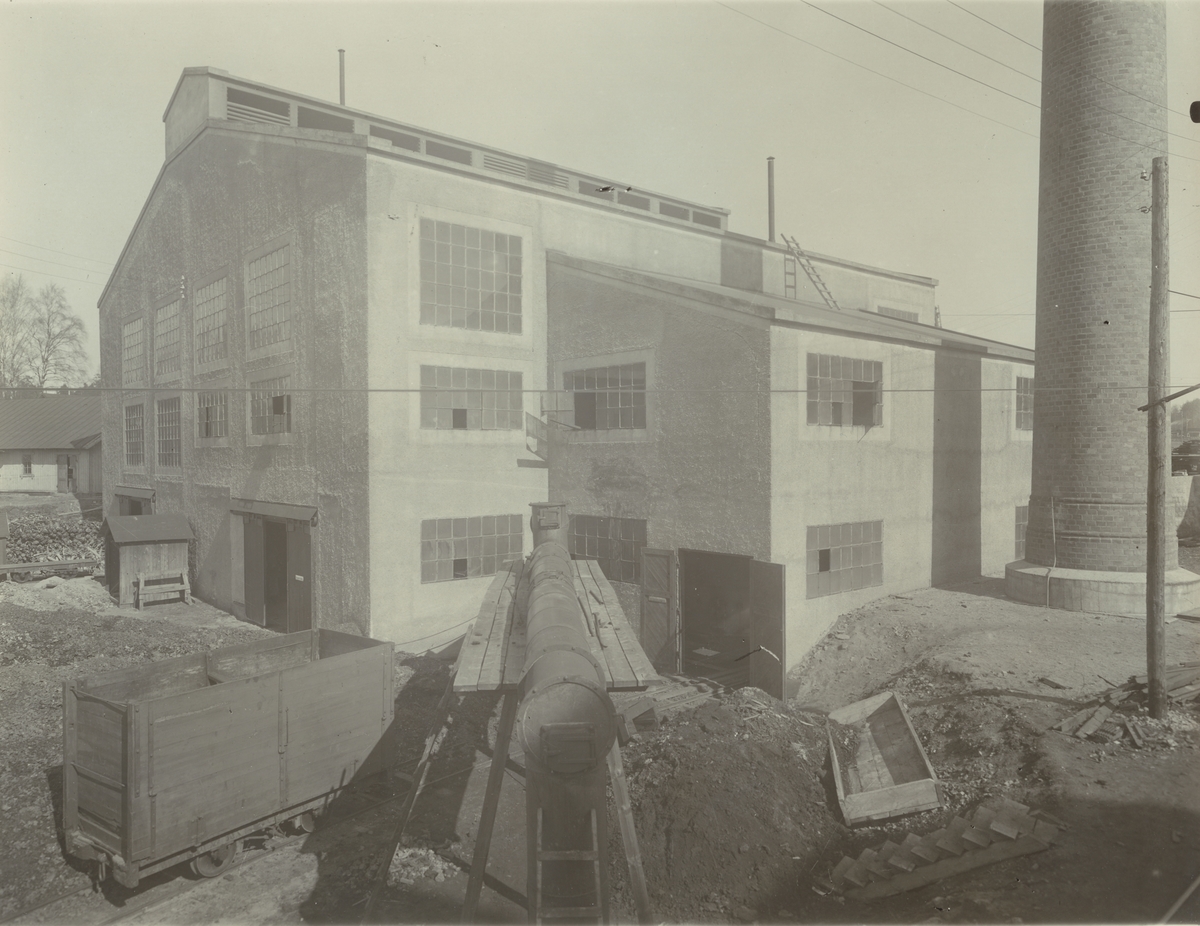Boxholms Järnverk. Martinverket omkring 1915.