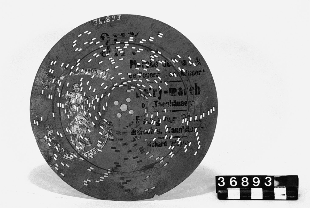 Skivor av märket "Polyphon". Marsch ur Tannhäuser. Wagner 1845. 3317.