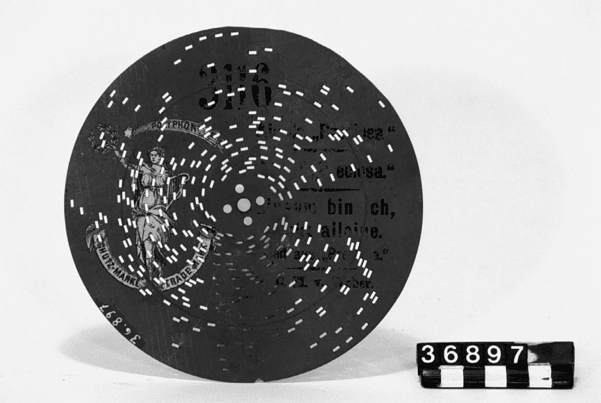 Skivor av märket "Polyphon". ..bin ich ...alleine No 3116