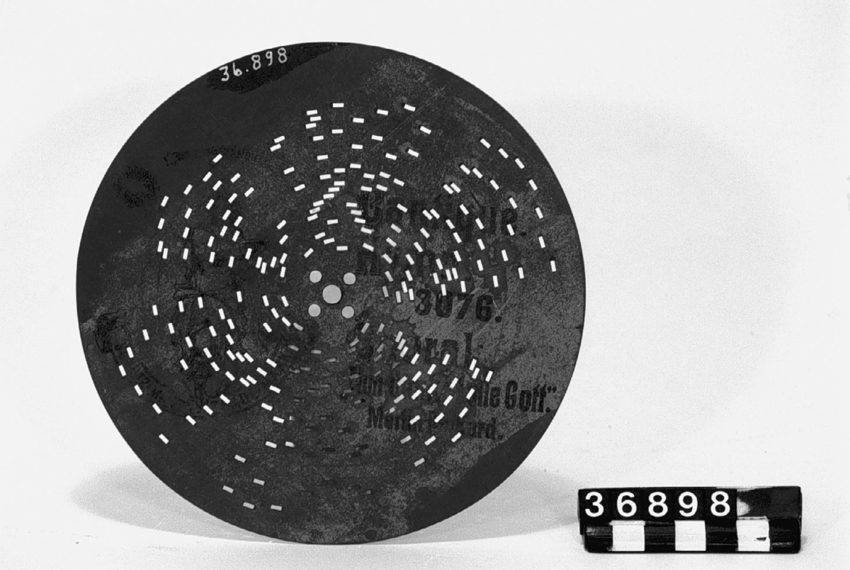 Skivor av märket "Polyphon". Cantique... alle Gott" No 3076