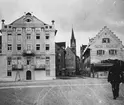 Skioptikonbild med motiv från Konstanz.
Bilden har förvarats i kartong märkt: Resan 1906. Konstanz. 6.