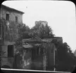 Skioptikonbild med motiv av vy, sett från Sala du Embajadonres i palatset Alhambra, Granada.
Bilden har förvarats i kartong märkt: Höstresan 1910. Alhambra. N: 19. Text på bild: 