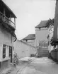 Skioptikonbild med motiv av Reimlinger Tor , Nördlingen.
Bilden har förvarats i kartong märkt: Resan 1911. Nördlingen 10. XI.