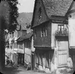 Skioptikonbild med motiv från  St. Goar eller Koblenz.

Bilden har förvarats i kartong märkt: Resan 1904. St. Goar. Koblez.