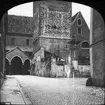 Skioptikonbild med motiv från Regensburg.
Bilden har förvarats i kartong märkt: Resan 1906. Bamberg 6. Regensburg 2.