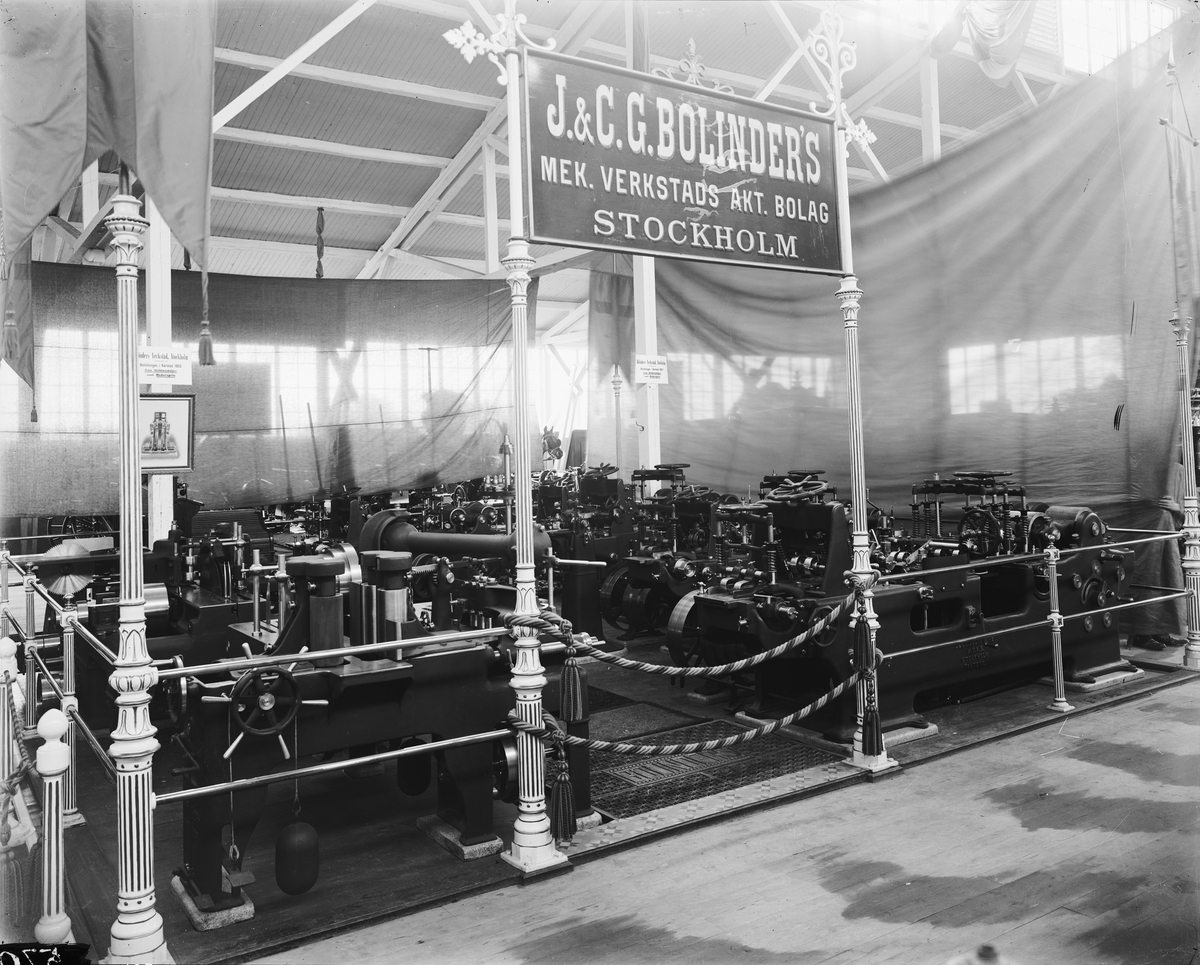 Utställningsinteriör i Karlstad 1903.