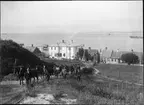 Utläggning av telegrafkabel i Hälsingborg (Helsingborg)- Hälsingör (Helsingör) 1904.