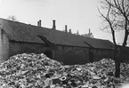 Rörstrands Porslinsfabriker. Västra kolhuset med kassetteltippen i förgrunden.