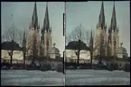 Lumières-stereo-autokromer. Domkyrka, Uppsala.