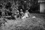 Ljusbild, fotografi från Nordiska arkitekturmötet på Gotland 1920.