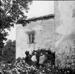 Ljusbild, fotografi från Nordiska arkitekturmötet på Gotland 1920. Kattlunds i Grötlingbo.