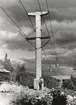 Linbana med ledningar, 1947.