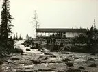 Laxforsens Sågverks AB, beläget en halv mil från Jukkasjärvi, vid utflödet av Luossajokki.
Fotografier inköpt av Svenska Turistföreningen 1903.