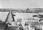 Kurbatovs varv och mekaniska verkstad, Baku.
Bilden ingår i två stora fotoalbum efter direktör Karl Wilhelm Hagelin som arbetade länge vid Nobels oljeanläggningar i Baku.