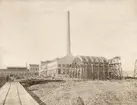 Exteriör av Norrbottens Sulfatfabrik 9 Juni 1914. Fabriken anlades 1913-1914.