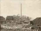 Exteriör av Norrbottens Sulfatfabrik 6 Sept 1914. Fabriken anlades 1913-1914.