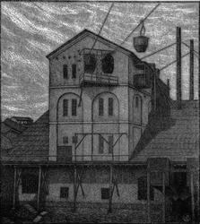 Nykroppa masugn, Värmland. Exteriör.