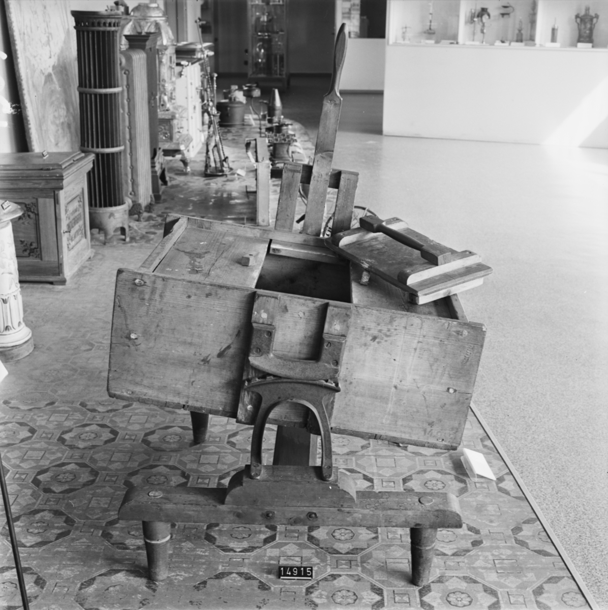 Tvättapparat, enligt Isaksens patent. Norskt patent nr 6406.