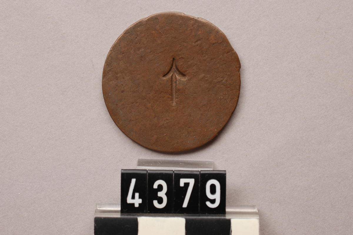 Pollett av koppar, för forsling av kratskoppar.