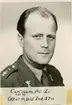 Porträtt av Per-Olof Carlbaum, officer vid Intendenturkåren.