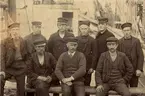 Trelleborgs hamn 1905, Seglaren Carolina med kapten Johan Nilsson i mitten från Trelleborg.